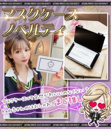 Rady レディー ノベルティ マスク シュシュ マスクケース Rady レディー ノベルティ マスク シュシュ マスクケース