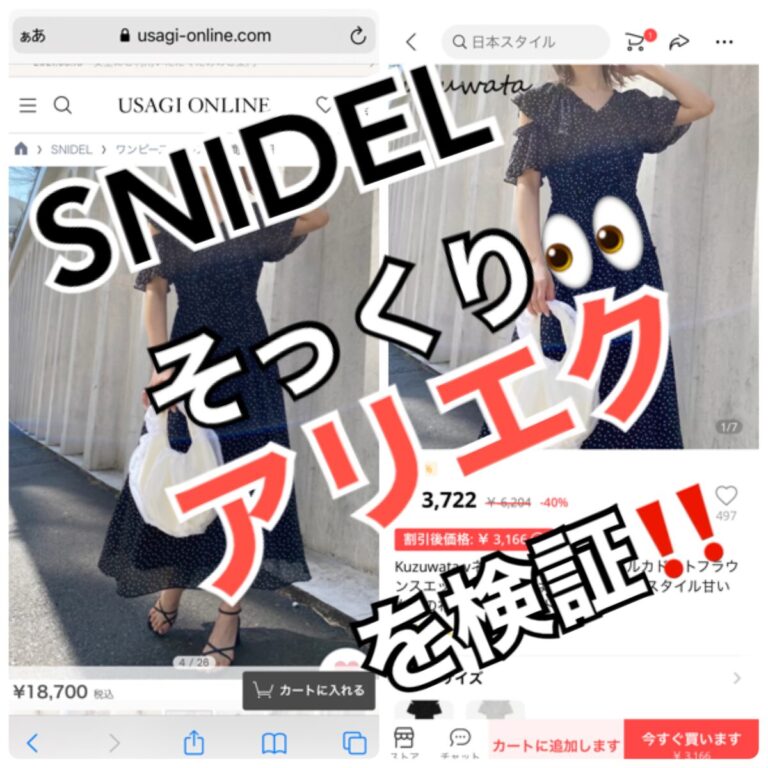 完全検証 アリエク Aliexpress で売っているスナイデル Snidel 風の服って本物 それともパクリ コピー品 Ms2300blog