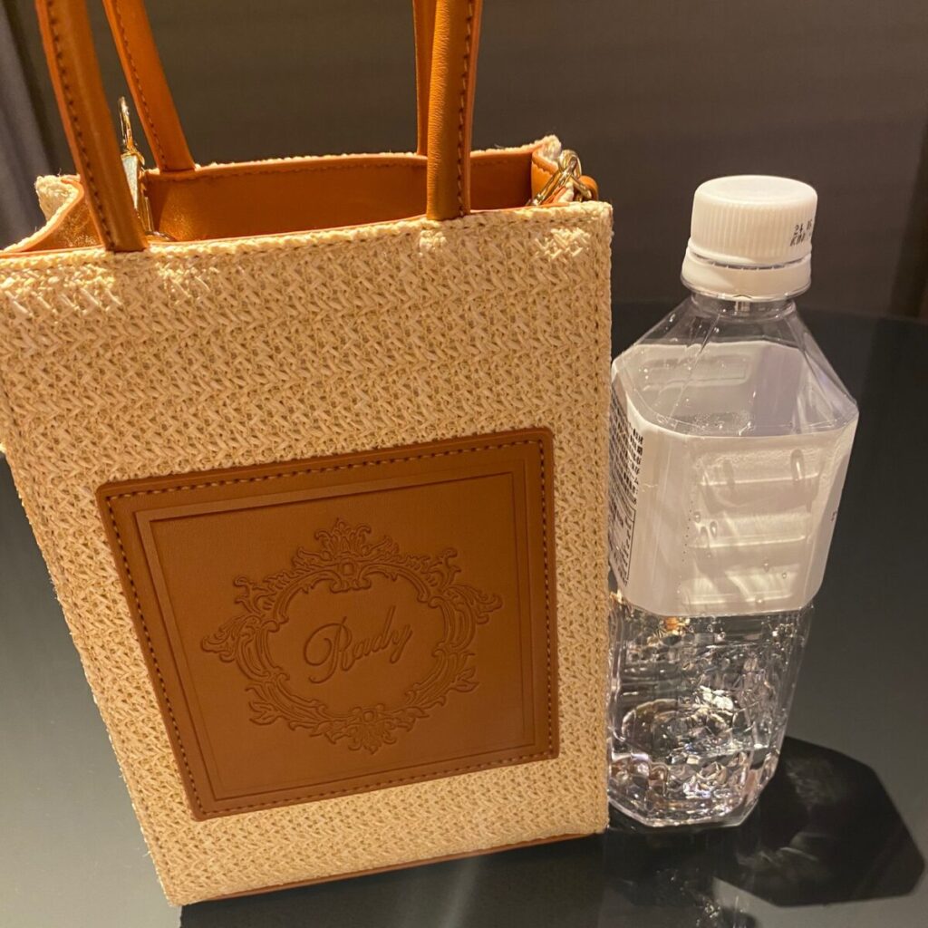 Rady購入品夏用「チェーンミニかごバッグ」のサイズ感など口