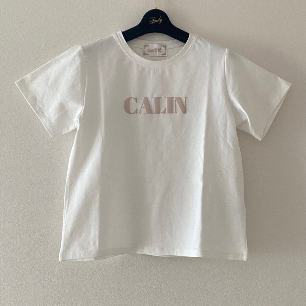 ミシェルマカロン購入品「フロントロゴTシャツ」の着心地や