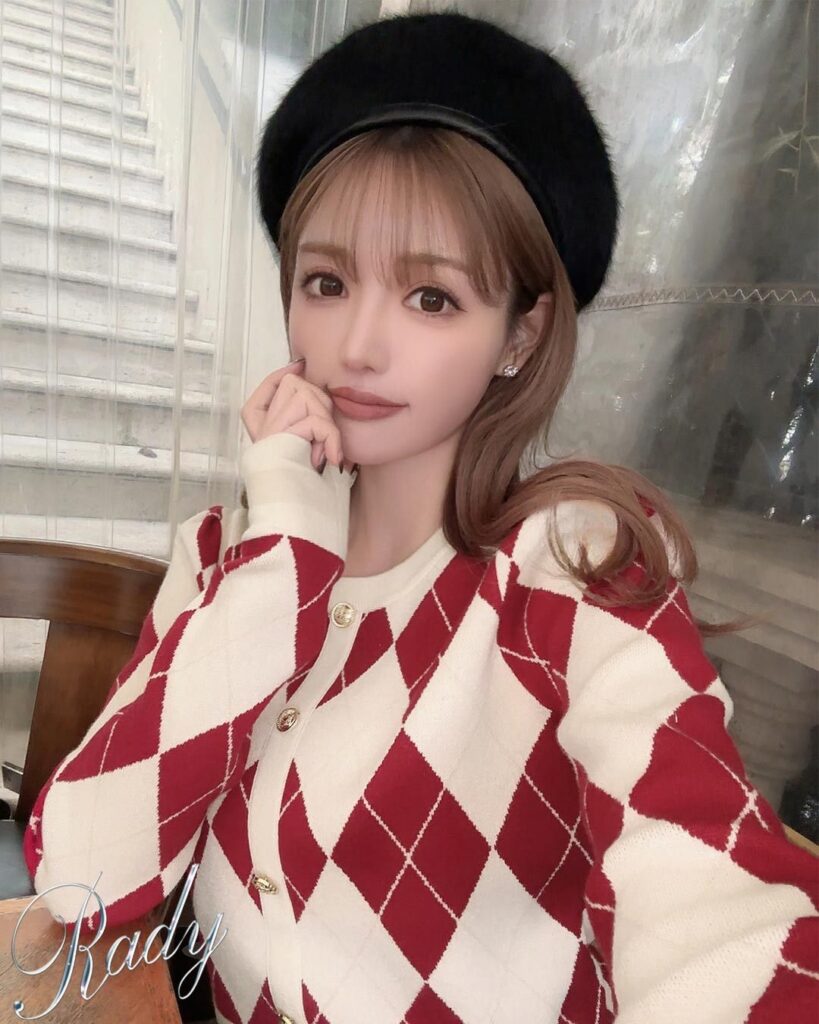 Rady通販購入品「アーガイルチェック柄ニットセットアップ(インナー  